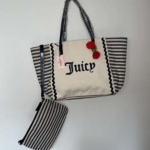 Juicy counture beach tote bag NWT